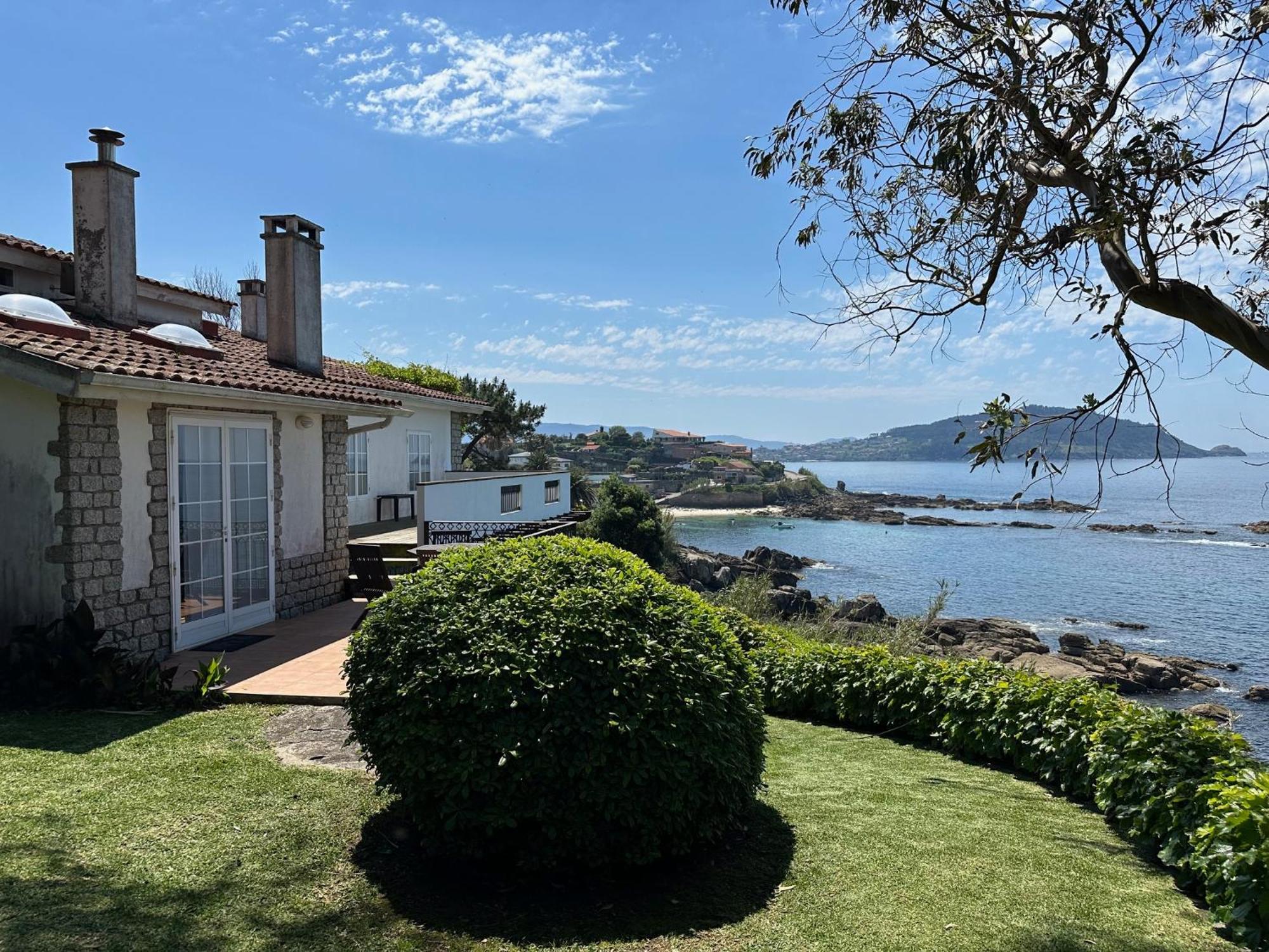 Villa Casas 1ª línea ría de Vigo Exterior foto
